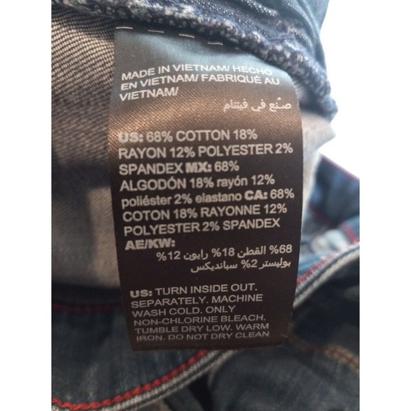 Whbm Womens Slim Crop Denim Cuffed Jeans‎ Size 6 - Picture 14 of 15